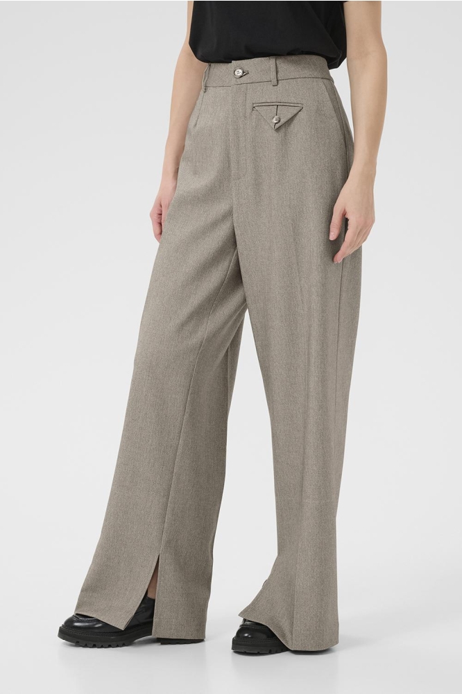 KATILLA WIDE PANTS 10510149 1513051 FEATHER GRAY MELANGE